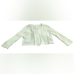 Baby Gap Cream Knit Cardigan Size 6-12 Months.
